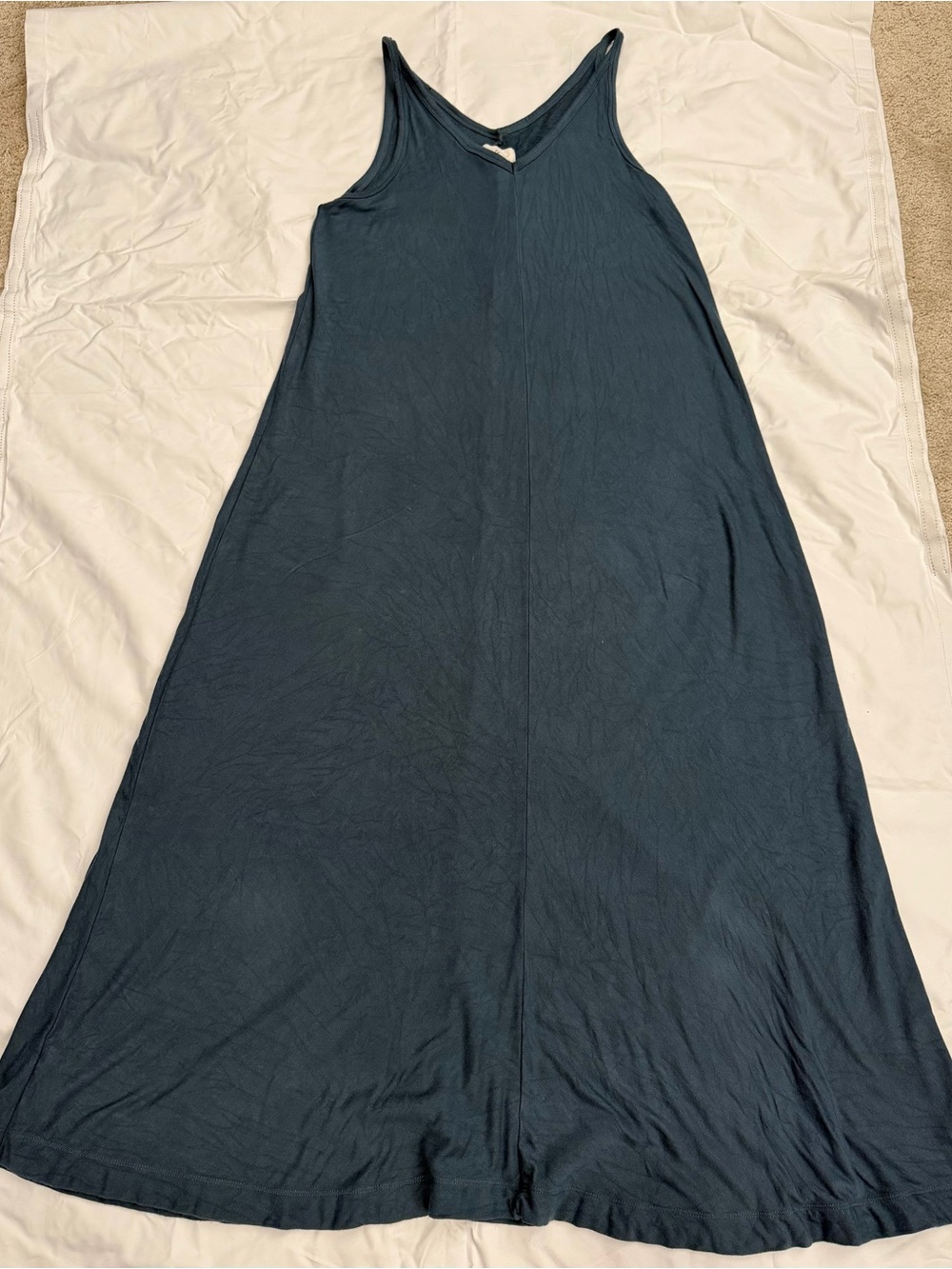 Lou & Grey Dark Navy VโNeck Sleeveless Maxi Dress